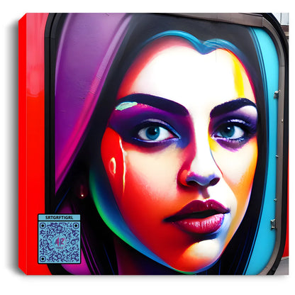 Street Graffiti of a Girl