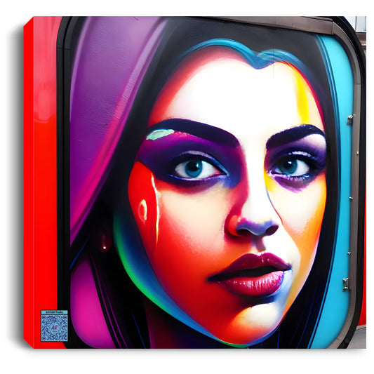 Street Graffiti of a Girl