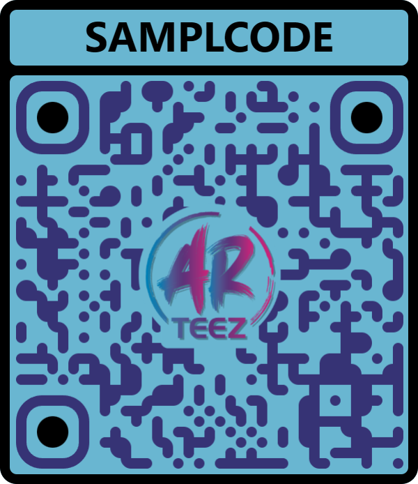 Sample AR Teez QR code