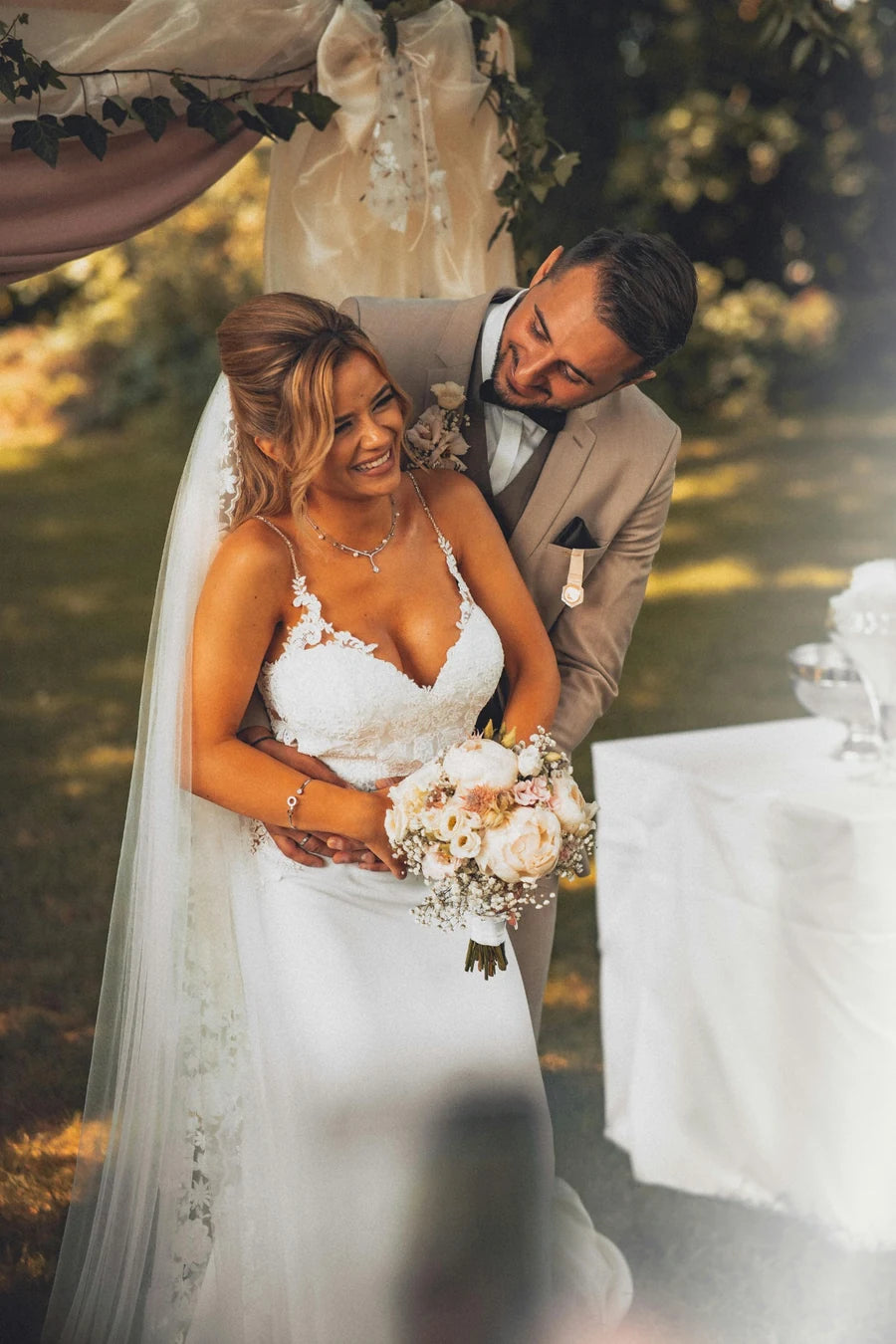 Wedding photograph selected to be printed on the canvas